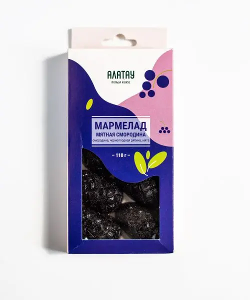 Мармелад ягодный Мятная смородина, 110г Мармелад ягодный Мятная смородина, 110г